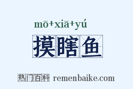 摸瞎鱼是什么意思的图片